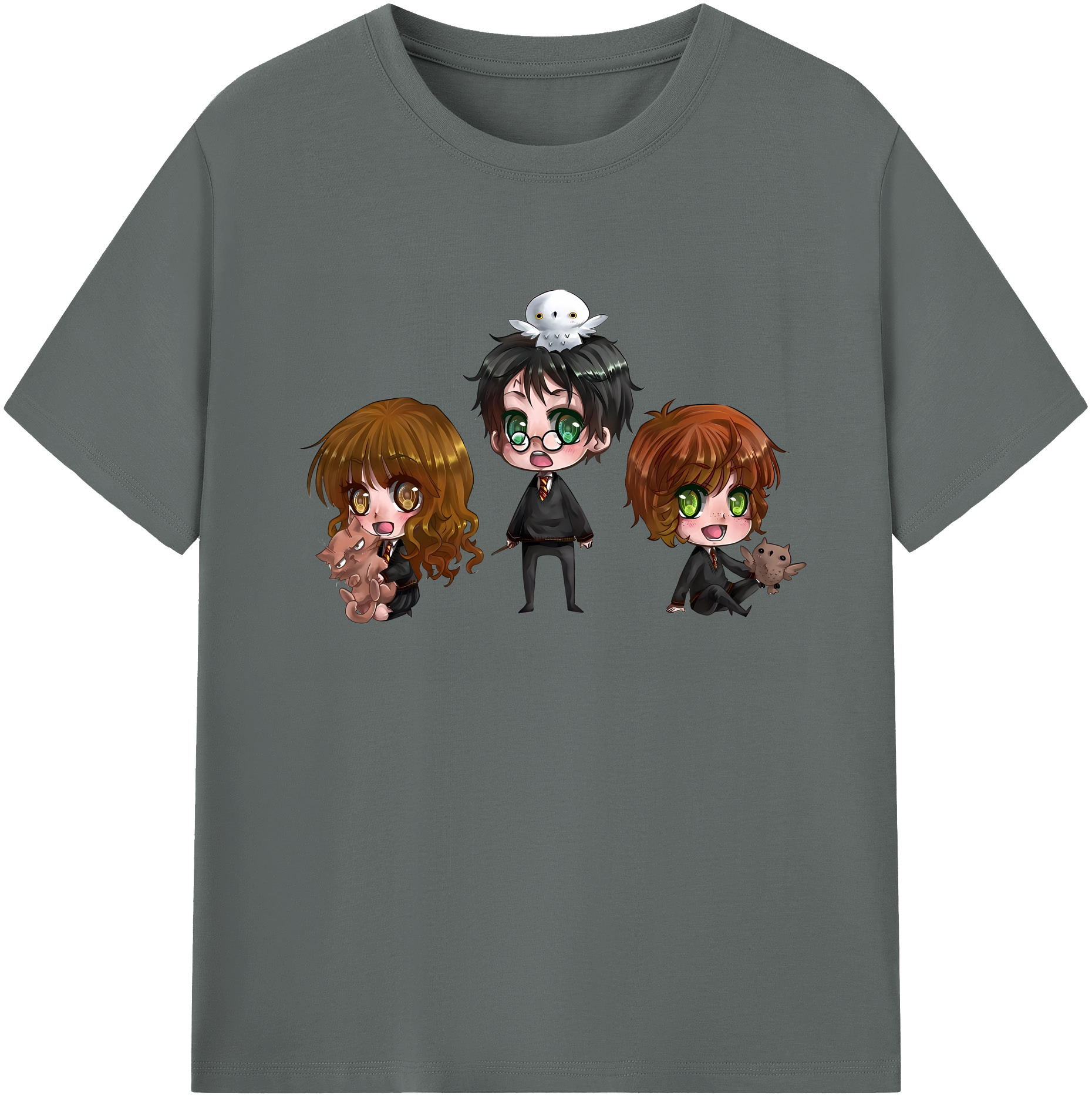 （画像用） Harry Potter ハリー・ポッターシリーズ 綿100％ メンズ半袖Tシャツ｜肌触りやわらか＆通気性
